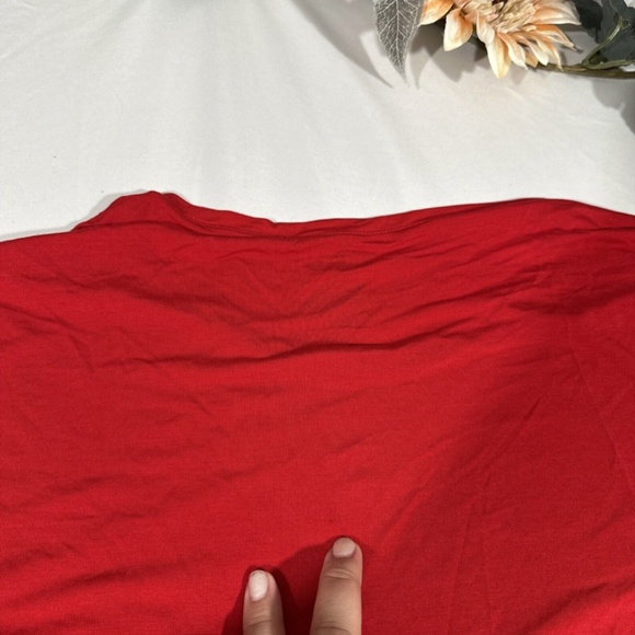 NEW Tommy John [‎ Womens XS ] Pajama Tee Top in Haute Red - Picture 7 of 16